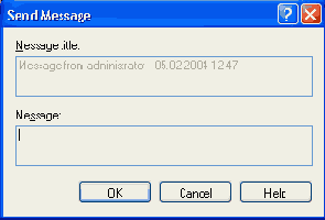 Отправка сообщения